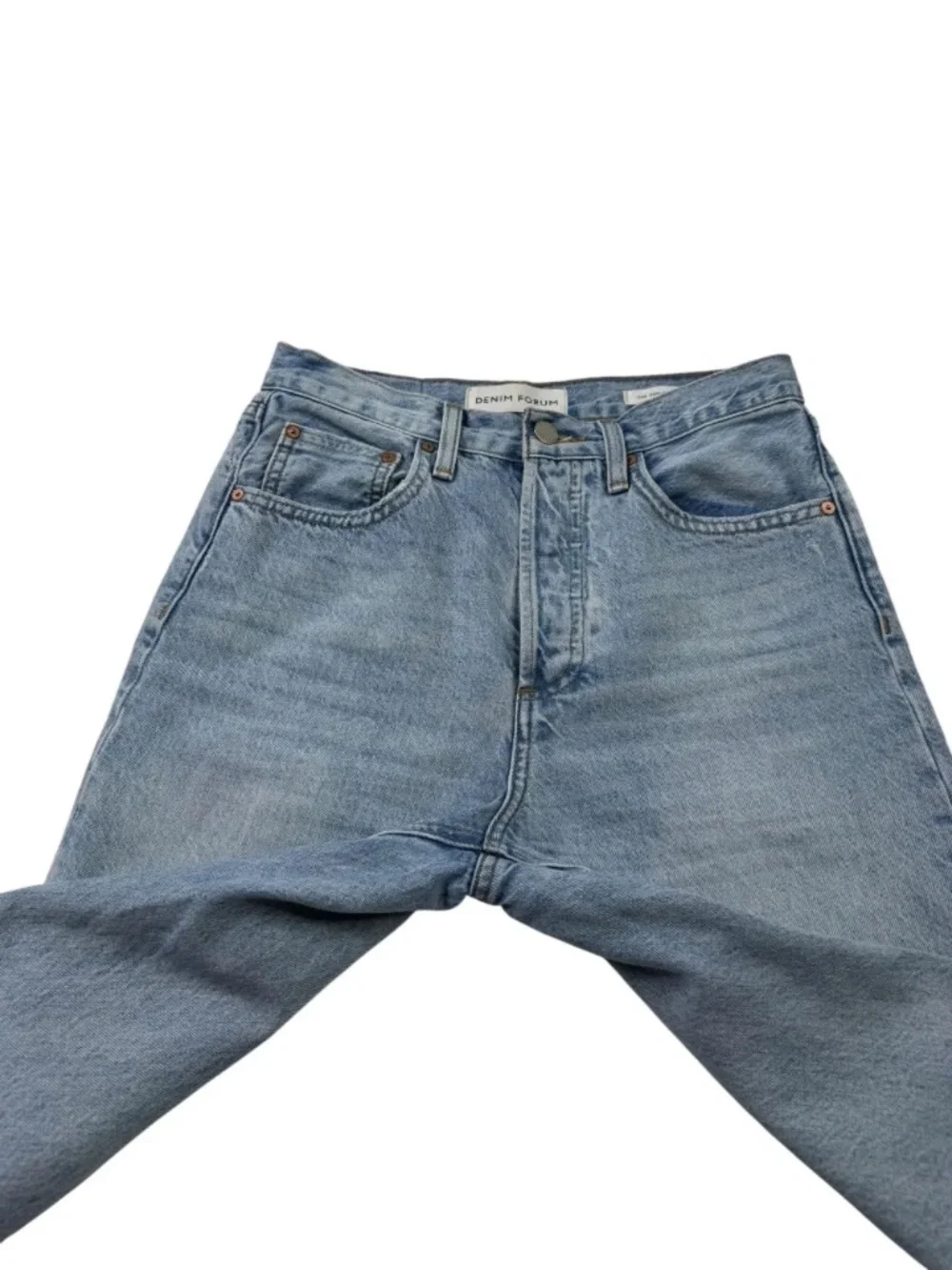 Denim Forum The Joni High Rise Loose Jeans Light Wash Size 24 29L